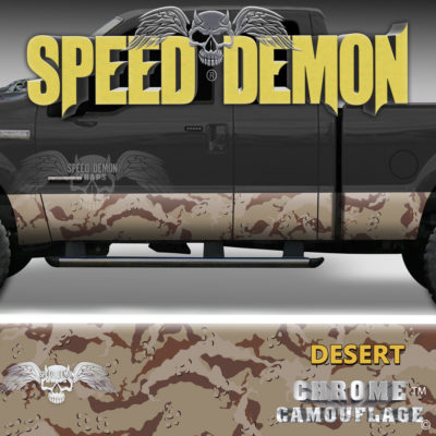 Desert Camo Camouflage Rocker Panel Wraps