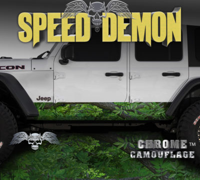 Jeep Wrangler Rocker Wraps camo Forest Camouflage